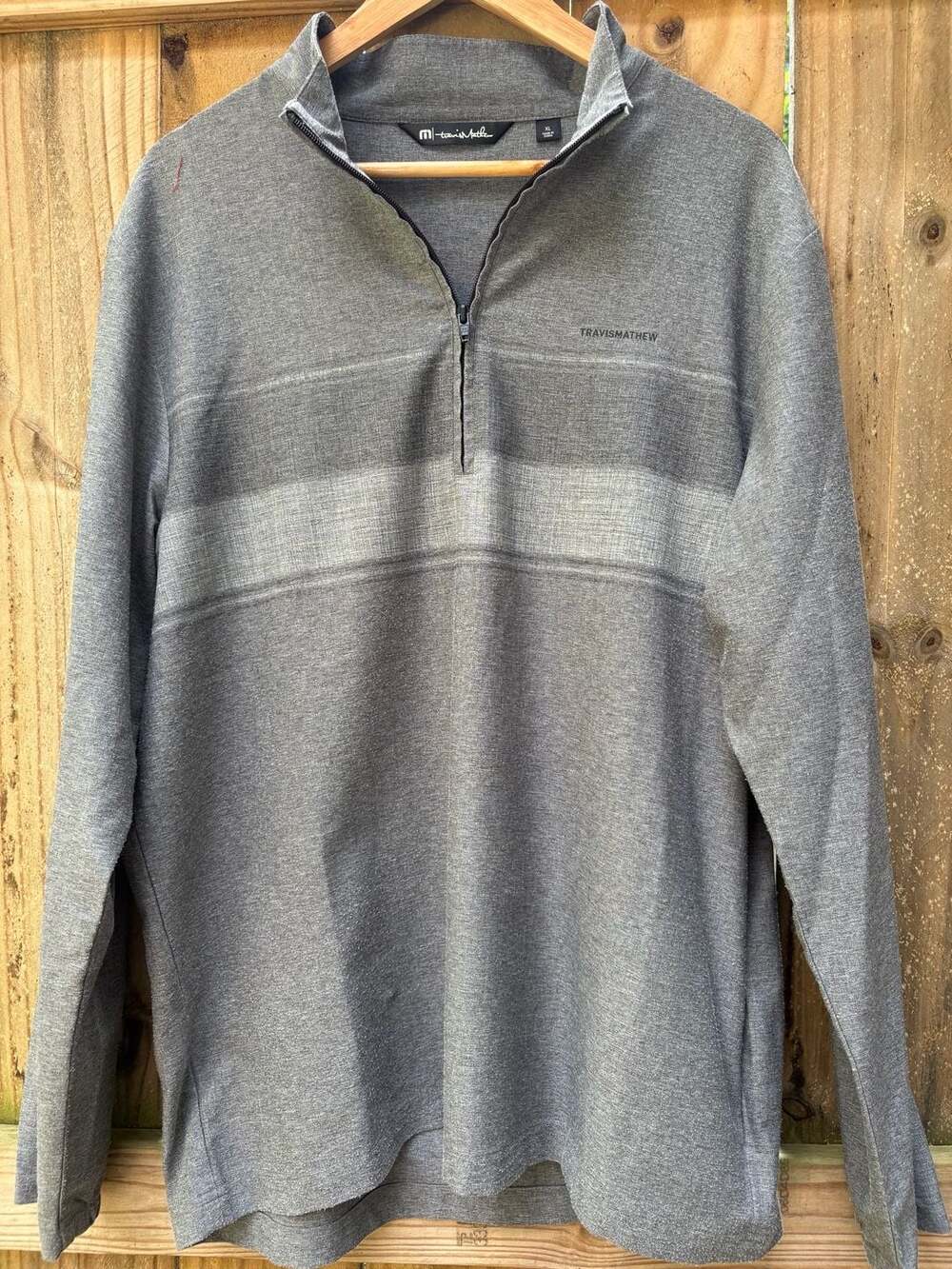 TravisMathew Poppy Hills Pebble Beach Quarter Zip Pullover Size XL